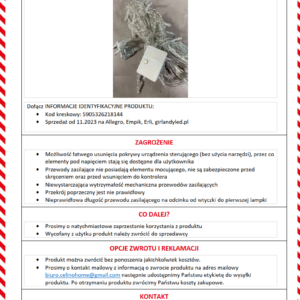 KURTYNA ŚWIETLNA ZEWNĘTRZNE / WEWNĘTRZNE 3X1 SOPLE WISZĄCE ZIMNA BARWA